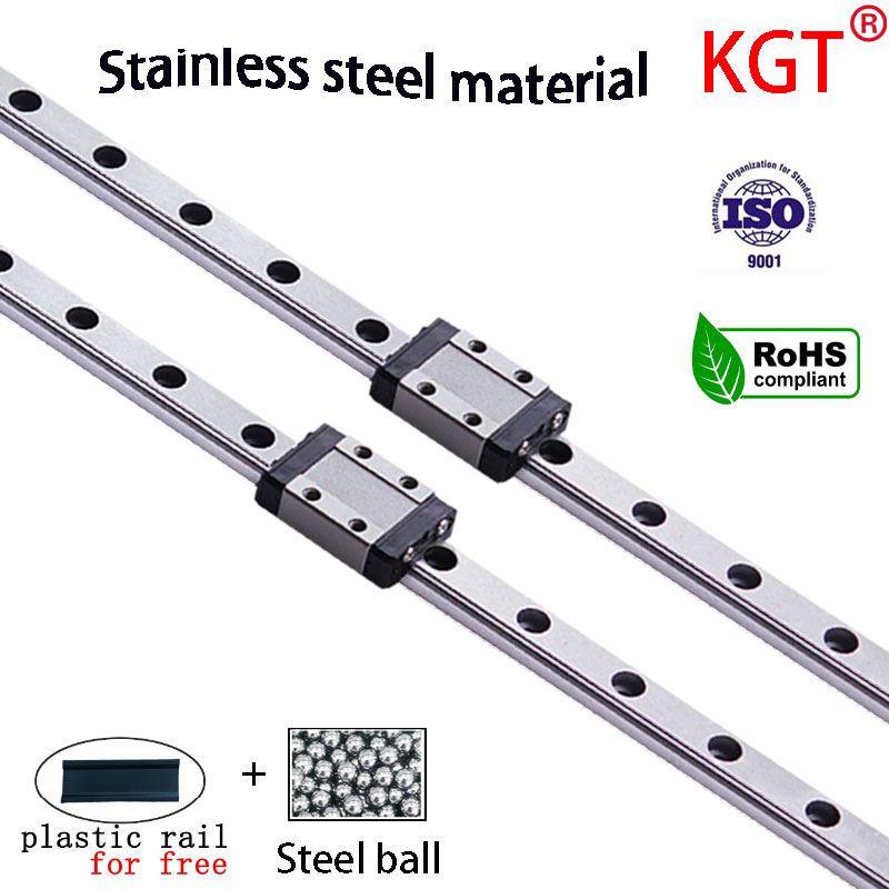Linear Rail Mgn12H Set - Guide linéaire en acier inoxydable, pièces