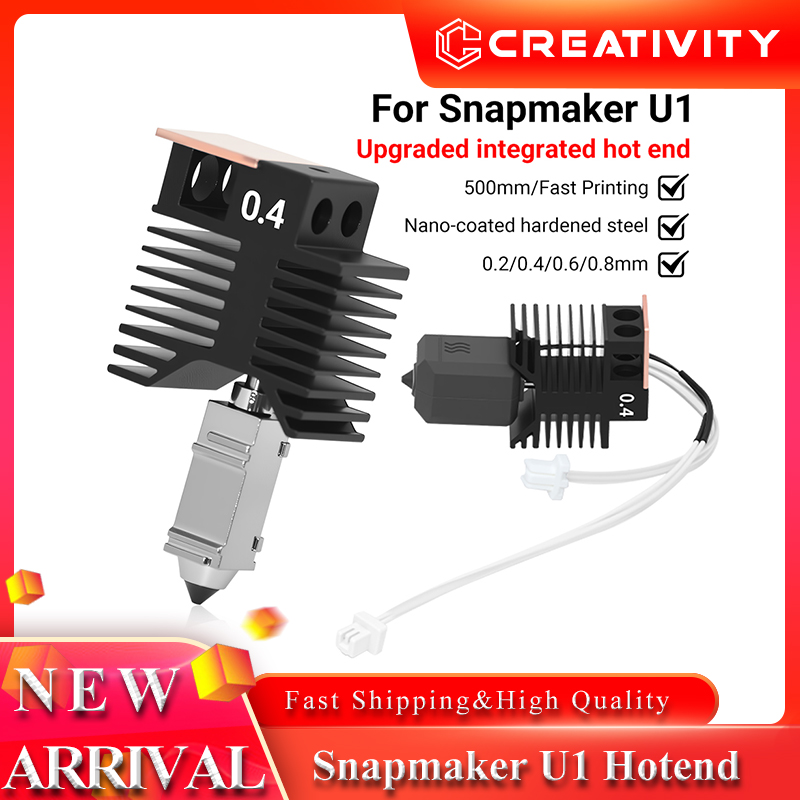 High Flow Ceramic Hotend - Kit Hotend Snapmaker U1 0,4 mm