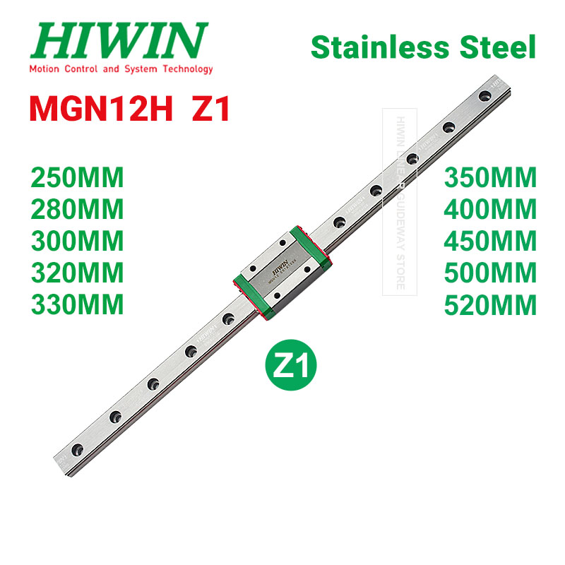 Linear Rail Mgn12H Set - HIWIN MGN12H Z1 Rail Linéaire HIWIN