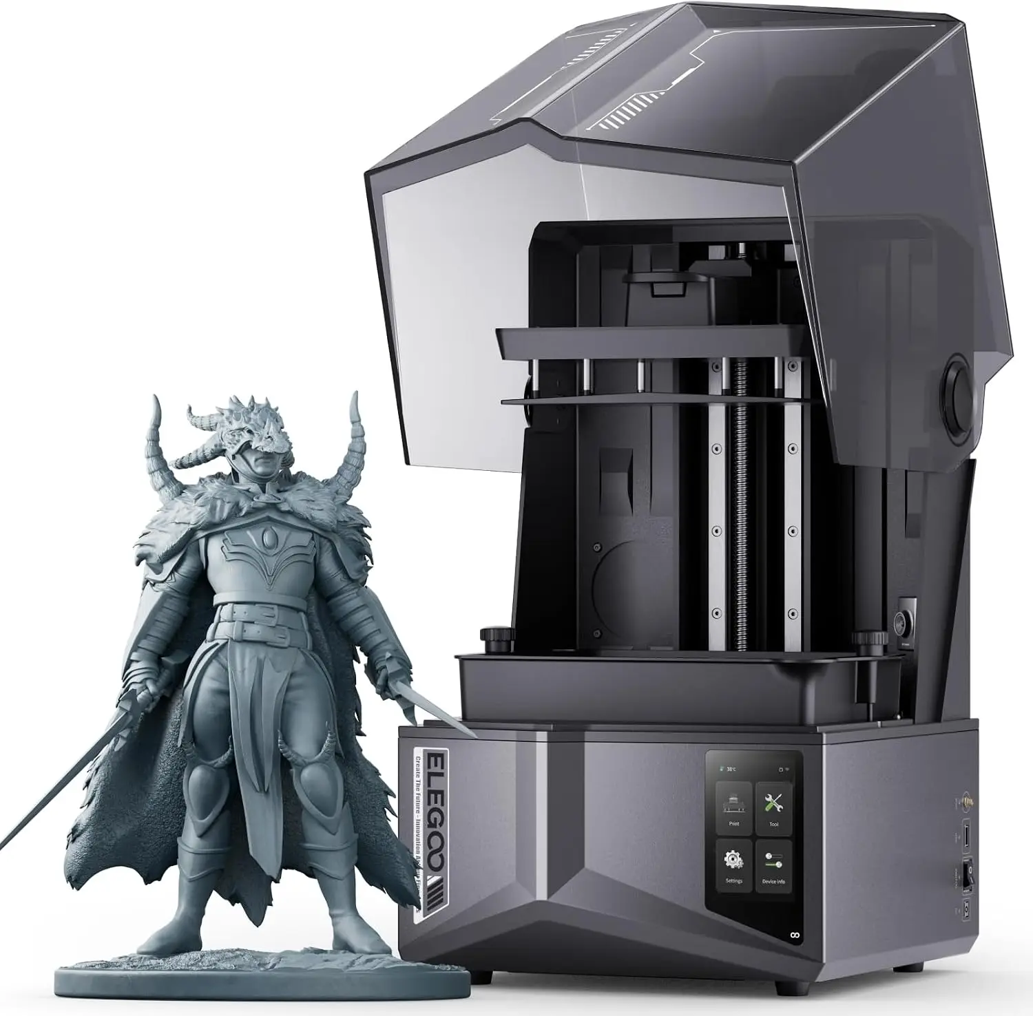 12K Monochrome Lcd Resin 3D Printer - Imprimante 3D à résine Saturn 4