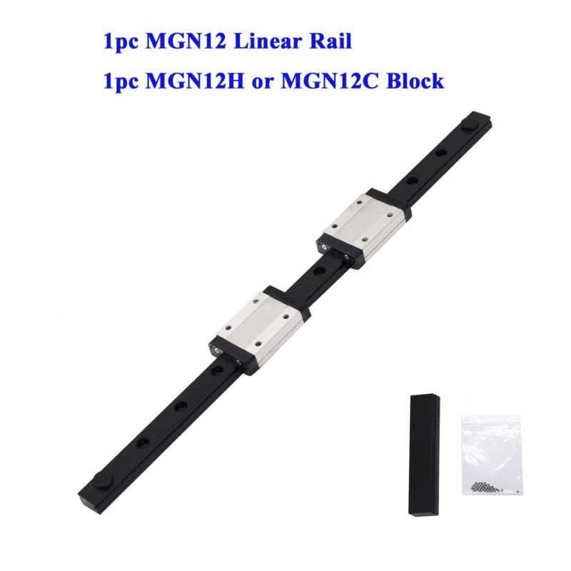 Linear Rail Mgn12H Set - Rail de guidage coulissant linéaire MGN12