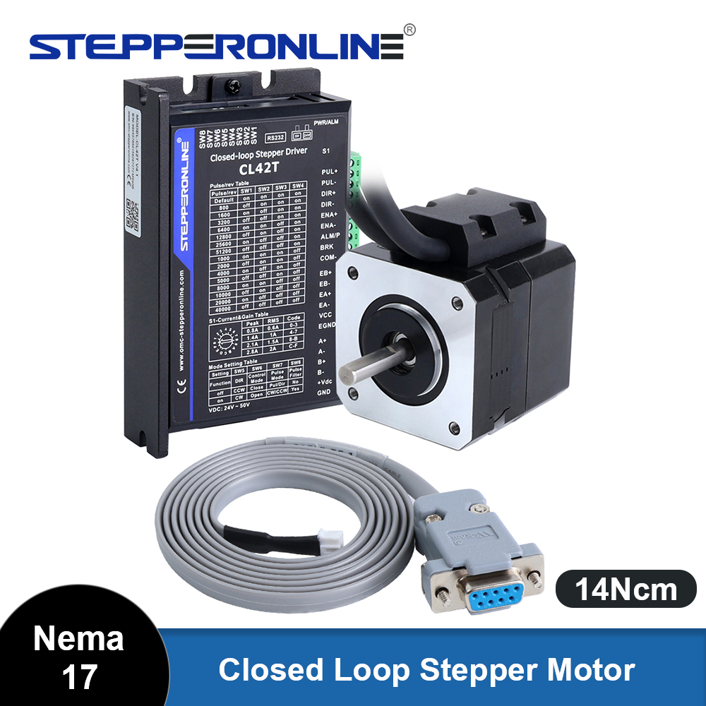Closed Loop Stepper Motor Nema 17 - STEPPERONLINE Nema 17 Kit de pilote