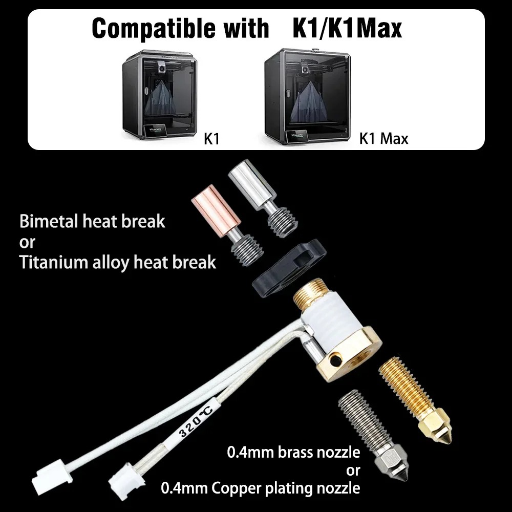 Creality-Kit de nuit de chauff - High Flow Ceramic Hotend avis et prix